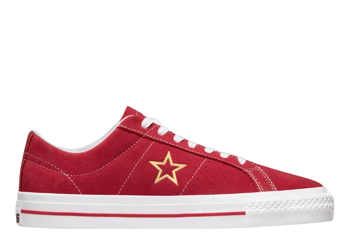 Converse One Star Pro Suede Varsity Red