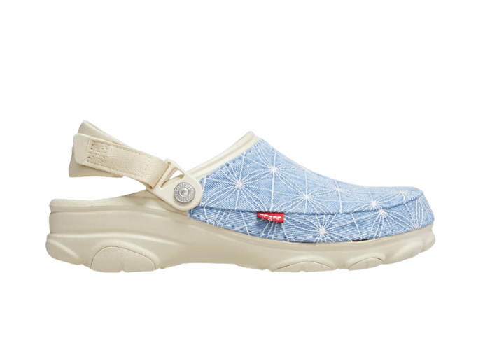 Crocs All-Terrain Clog Levi's Sashiko Denim Blue