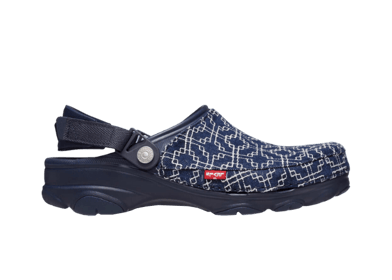 Crocs All-Terrain Clog Levi's Sashiko Denim Navy