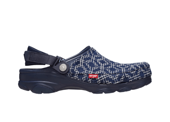 Crocs All-Terrain Clog Levi's Sashiko Denim Navy