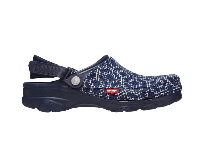 Crocs All-Terrain Clog Levi's Sashiko Denim Navy