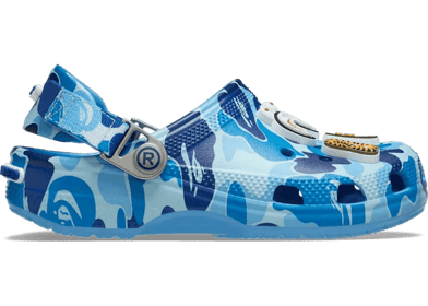 Crocs Classic Clog BAPE ABC Camo Blue (GS)