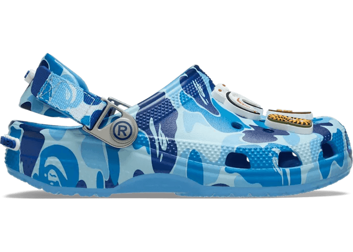 Crocs Classic Clog BAPE ABC Camo Blue (GS)