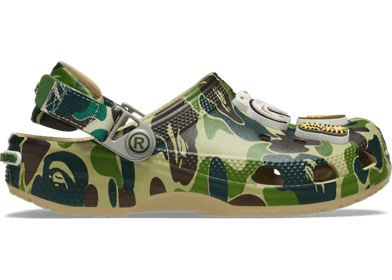 Crocs Classic Clog BAPE ABC Camo Green (GS)