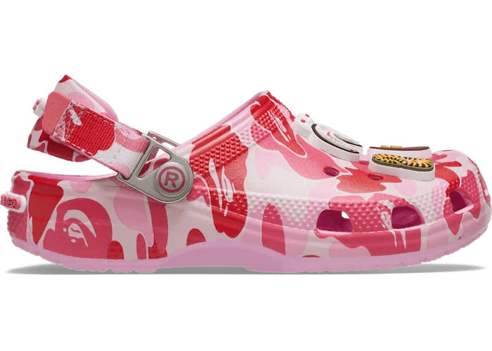 Crocs Classic Clog BAPE ABC Camo Pink (GS)