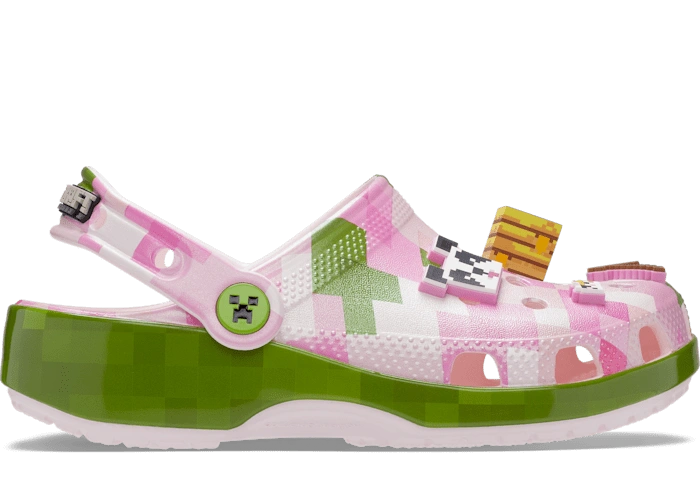 Crocs Classic Clog Minecraft Cherry Blossom (GS)