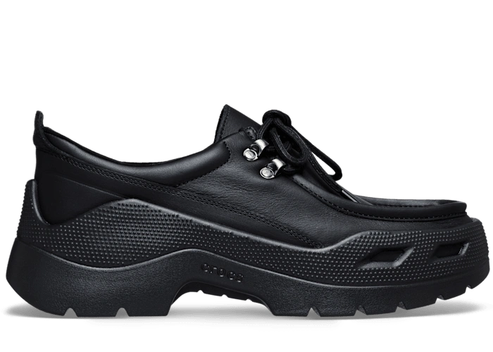 Crocs Gallery Leather Shoe Black