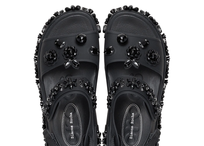 Crocs Soho Sandal Simone Rocha Black - 211851-001 Raffles & Where
