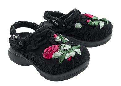 Crocs Bae Clog Reverie by Caroline Hú Black