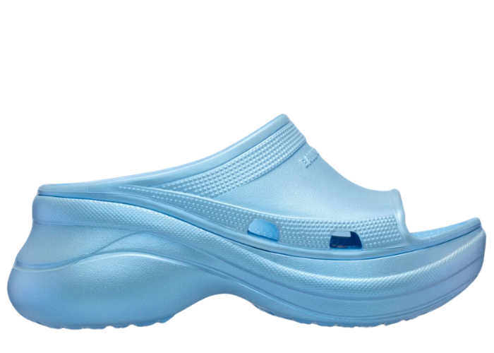 Crocs Pool Slide Sandal Balenciaga Blue (W) Release Info