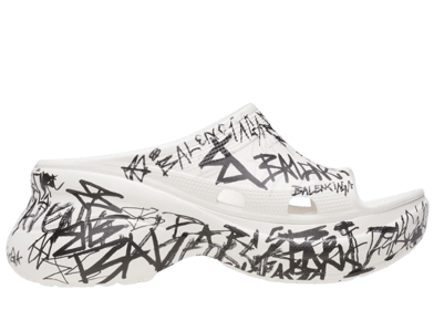 Crocs Pool Slide Sandal Balenciaga Graffiti (W)