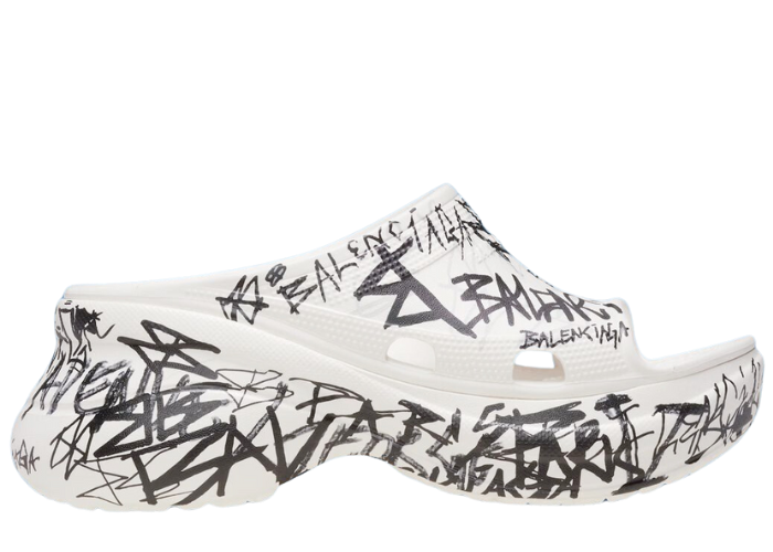 Crocs Pool Slide Sandal Balenciaga Graffiti (W)