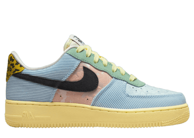 Nike Air Force 1 Low Celestine Blue and Lemon Wash (W)