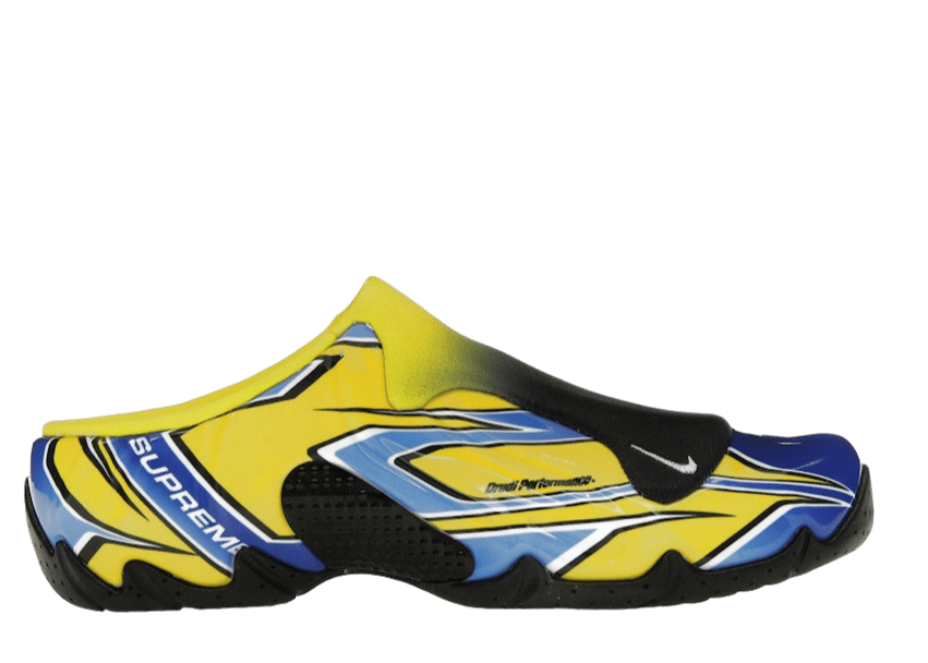 Nike Clogposite Supreme Yellow Blue