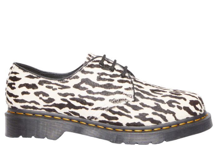 Dr. Martens 1461 Oxford Leopard Wacko Maria Crisp White