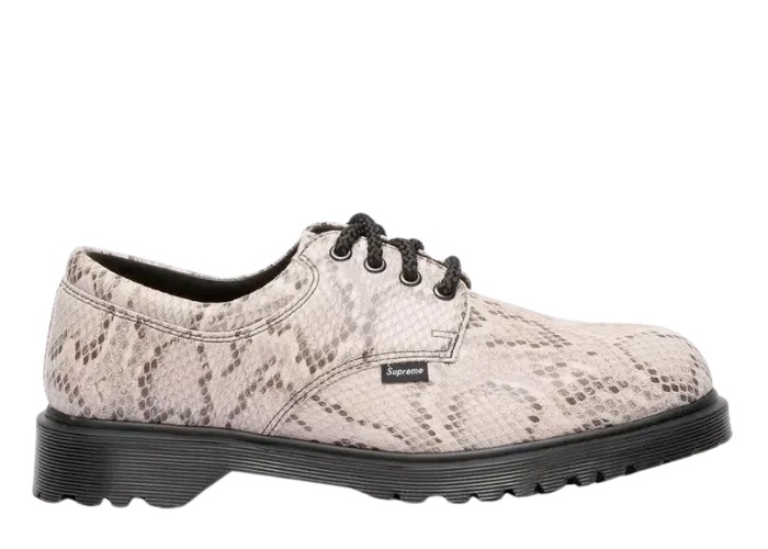 Dr. Martens Postal 4-Eye Shoe Supreme Snake Print