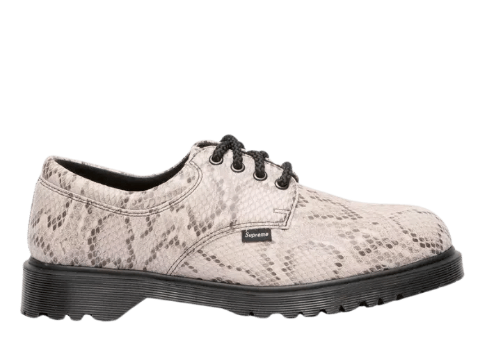 Dr. Martens Postal 4-Eye Shoe Supreme Snake Print