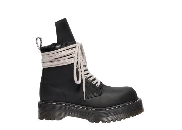 Rick owens × Dr. Martens 18HOLE BOOTS Dr. Martens Rick Owens Steel Toe - 41819001 Raffles & Where to Buy