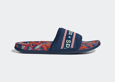 adidas Adilette Comfort Slides Mystery Blue