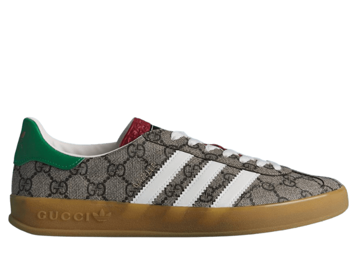adidas gazelle silver green womens Adidas x Gucci Women's Gazelle Pink Velvet Low Top Sneakers