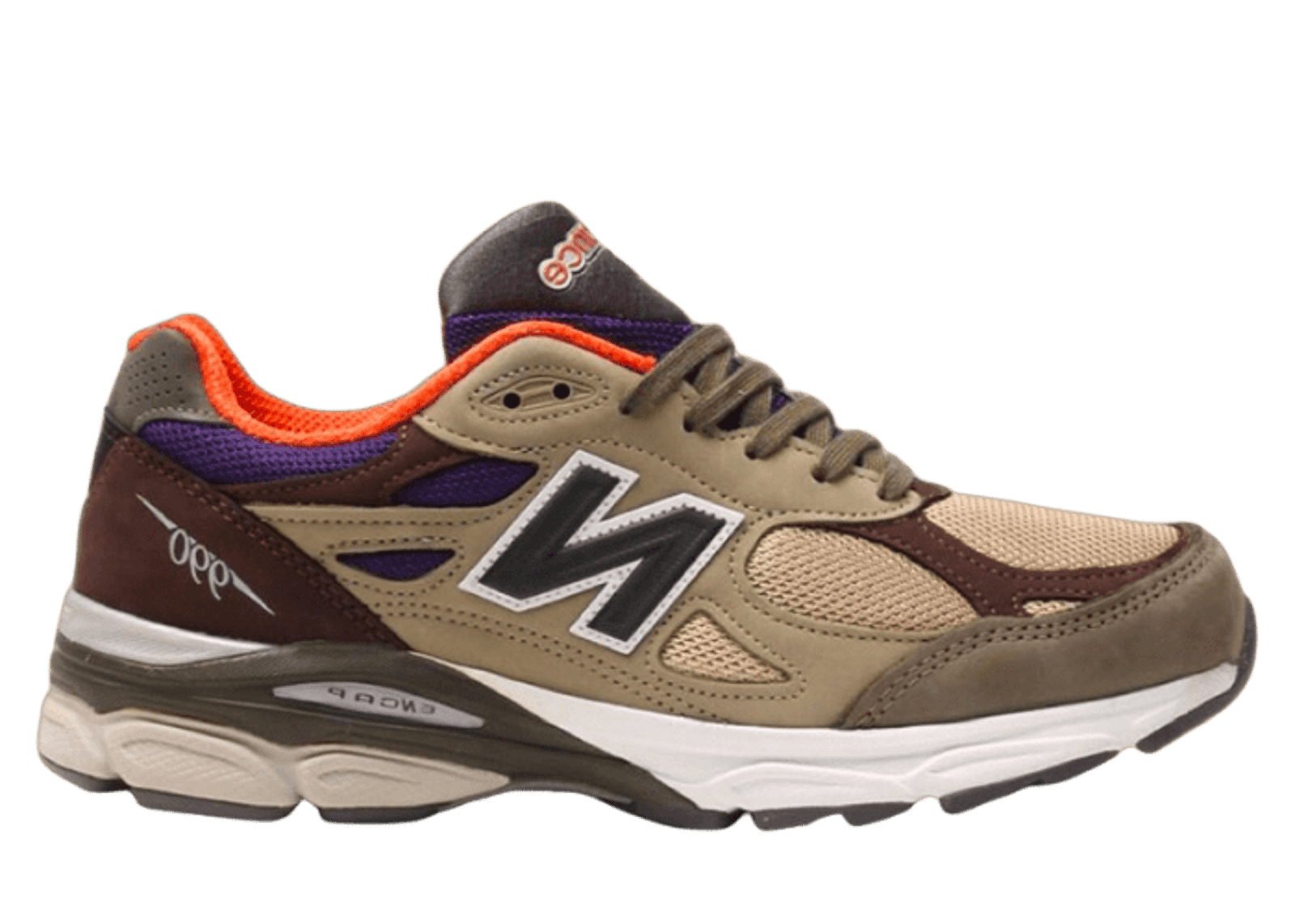 New Balance 990v3 Made In USA By Teddy Santis Khaki Orange - M990BT3