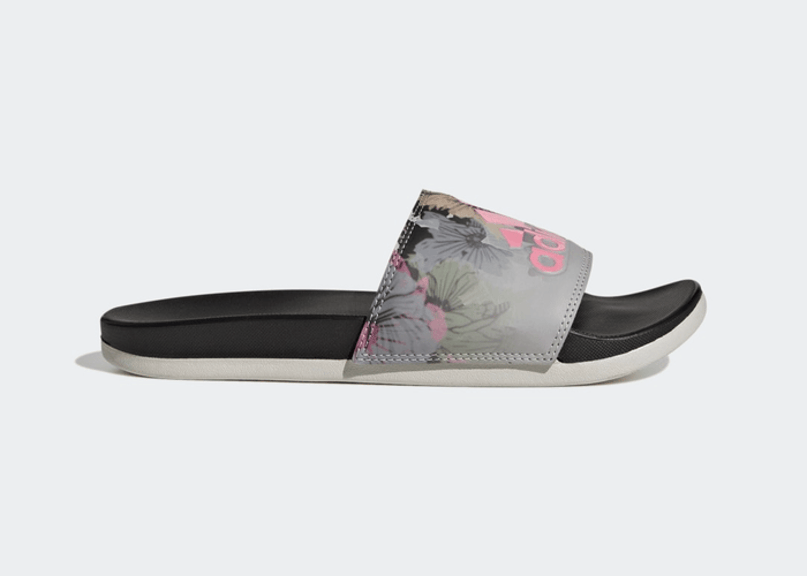 adidas Adilette Comfort Slides Grey One