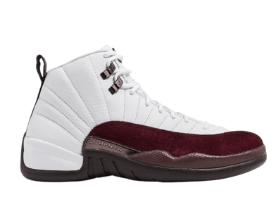 Air Jordan 12 A Ma Maniere White Burgundy Crush (W)