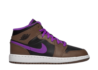 Air Jordan 1 Mid Palomino Wild Berry (GS)