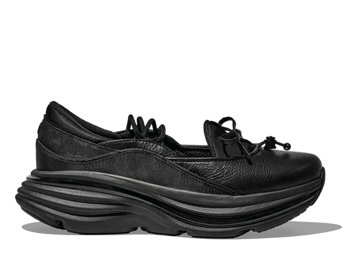 Hoka Bondi Mary Jane Black