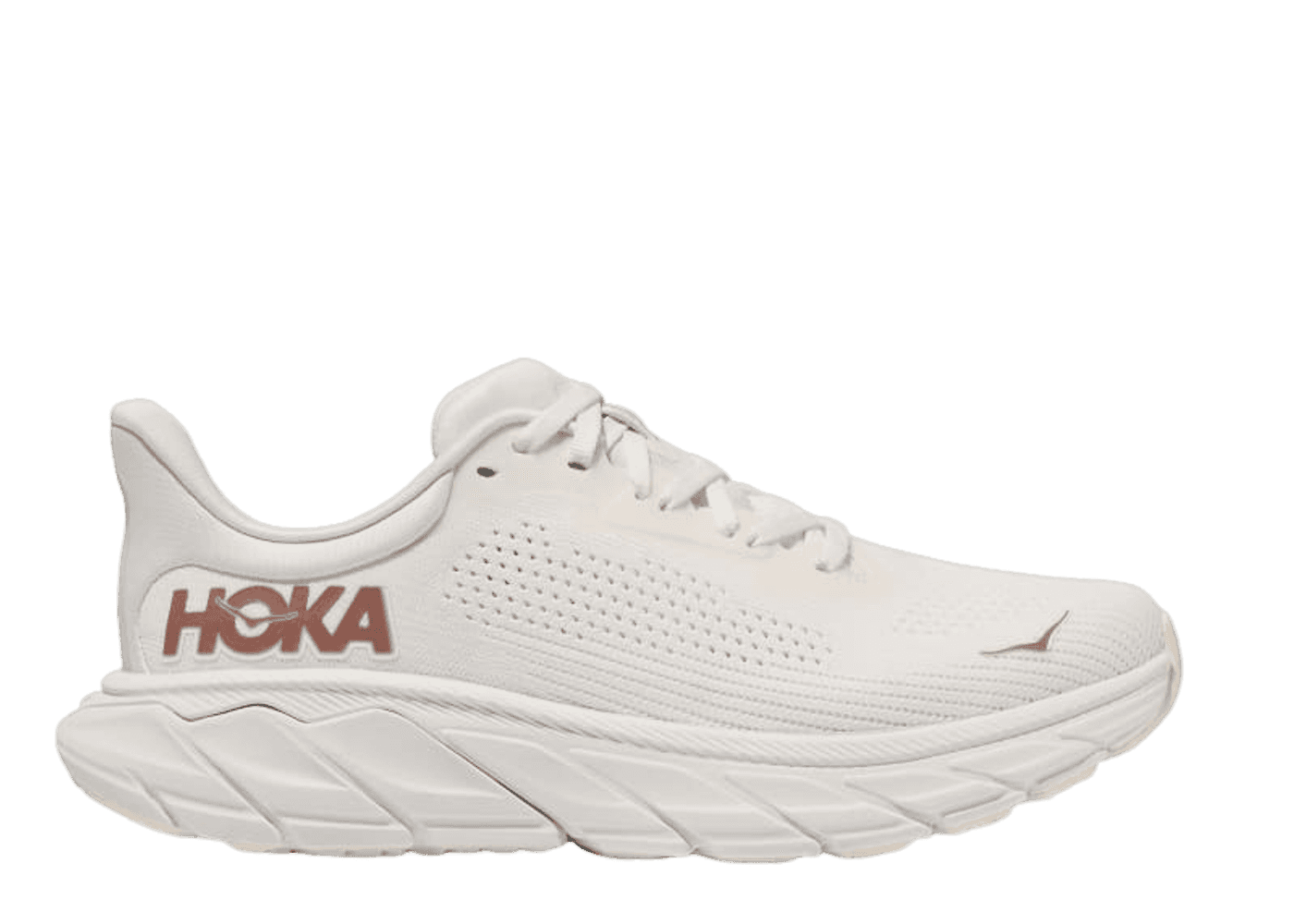 hoka one one white rose gold
