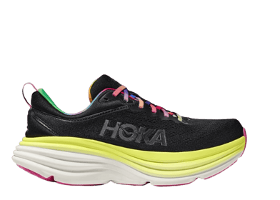 Hoka One One Bondi 8 'Black Rainbow'