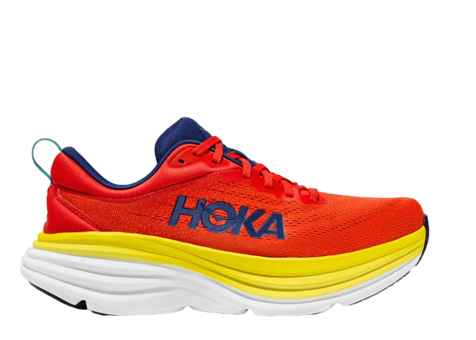 Hoka One One Bondi 8 'Red Alert Flame'