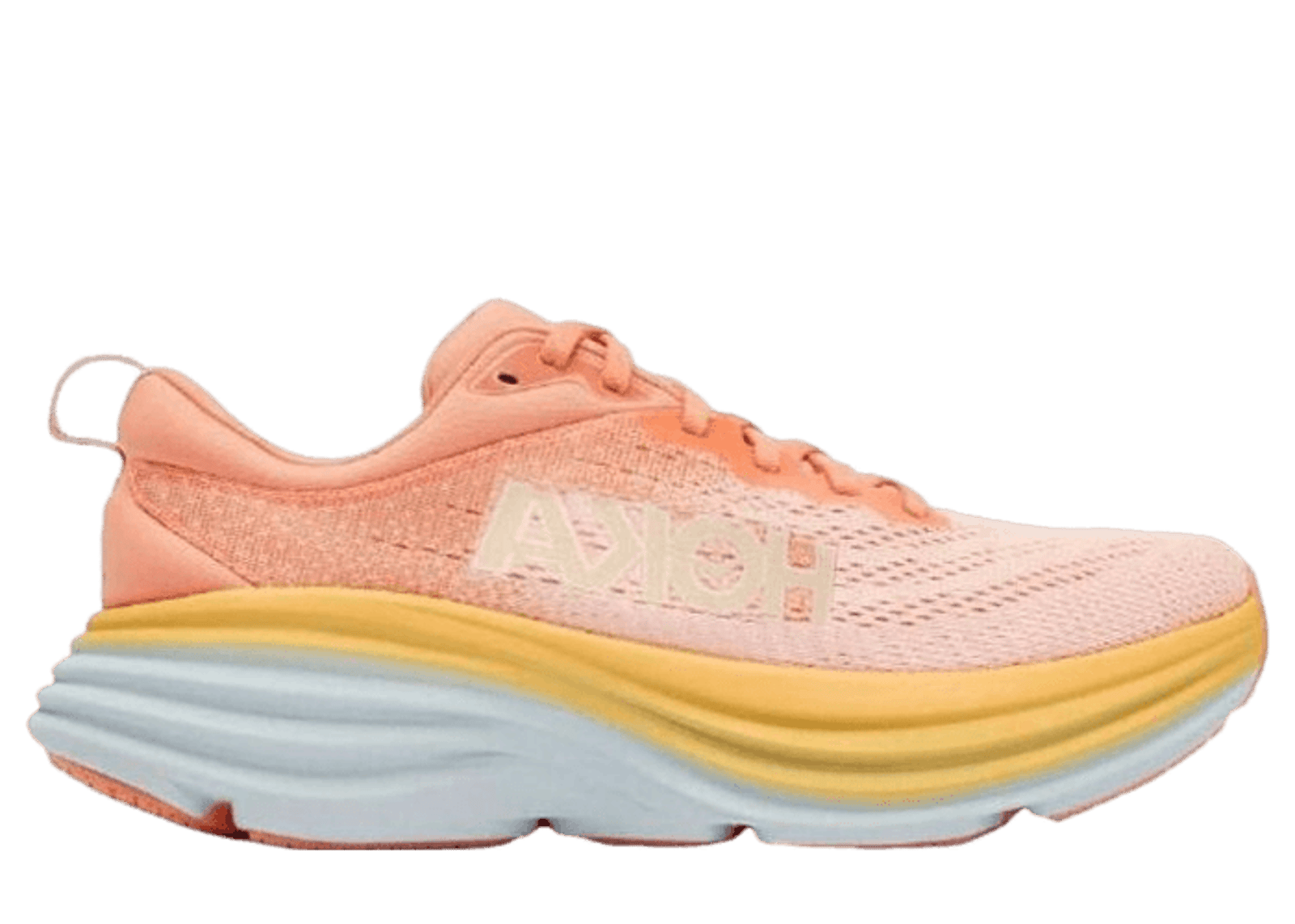 Hoka One One Bondi 8 Shell Coral Peach Parfait (W)