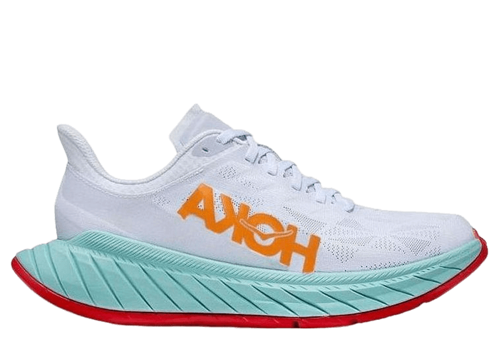 Hoka One One Carbon X 2 White Blue
