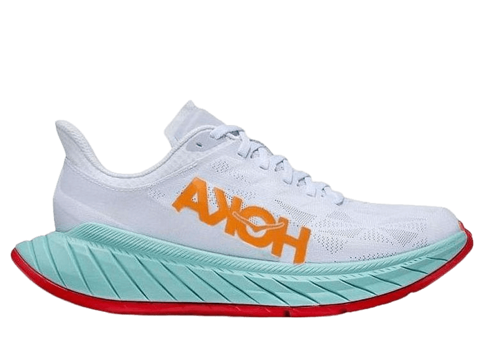 Hoka One One Carbon X 2 White Blue