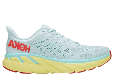 Hoka One One Clifton 7 Morning Mist Hot Coral (W)