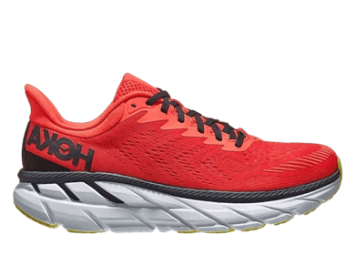 Hoka One One Clifton 7 Orange Red Black