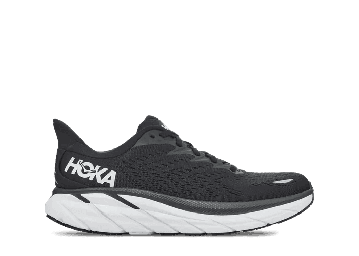 Hoka One One Clifton 8 Black White