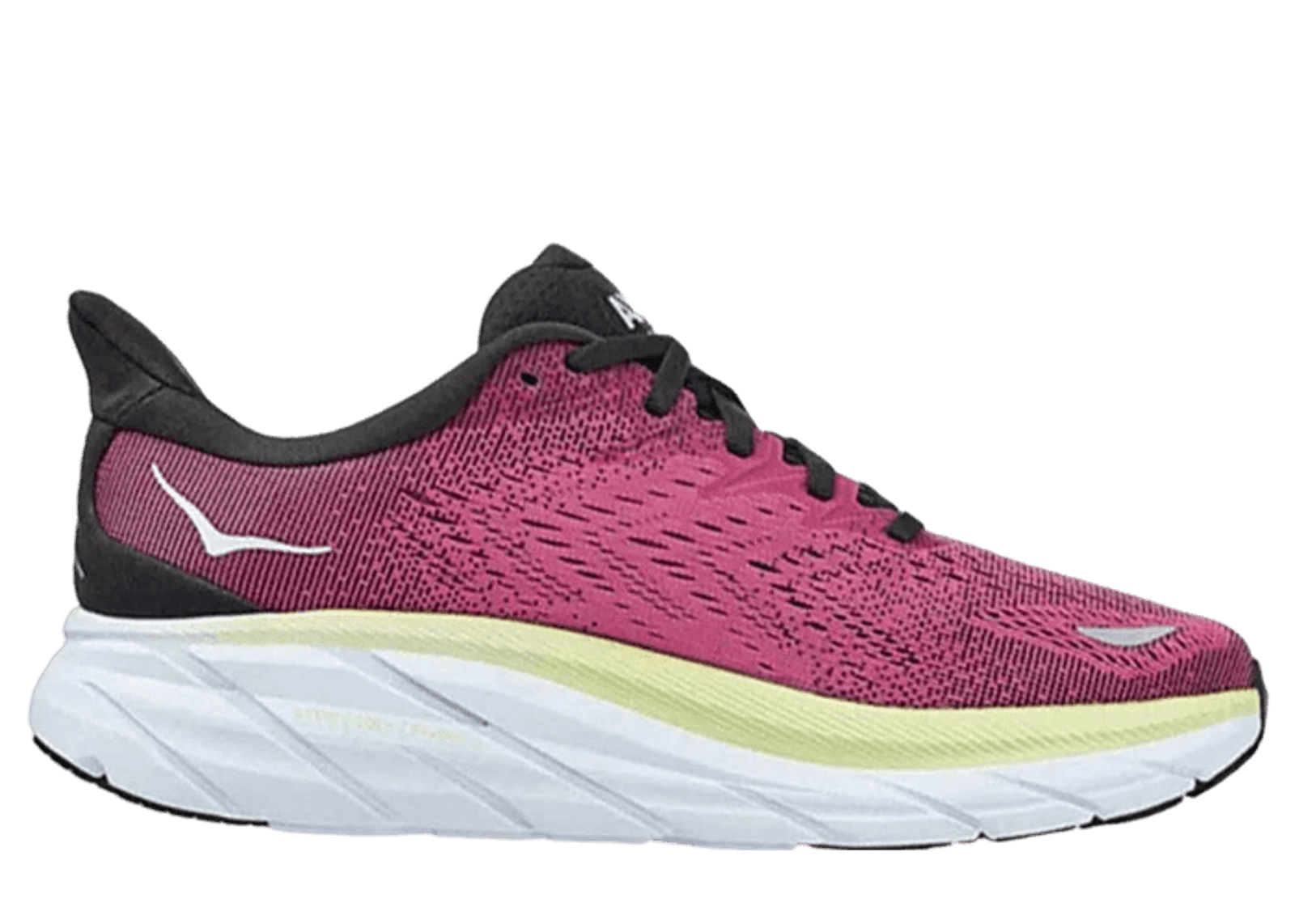Hoka One One Clifton 8 Ibis Rose Pink Green (W)