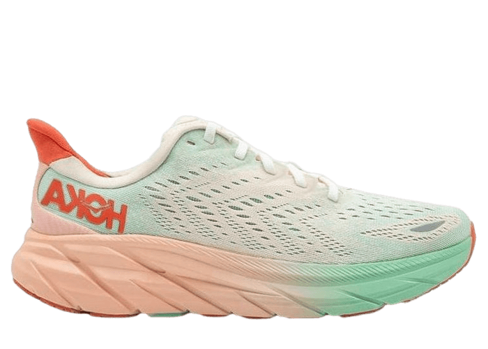 Hoka One One Clifton 8 Orange Mint Green (W) - 1119394-SGAS