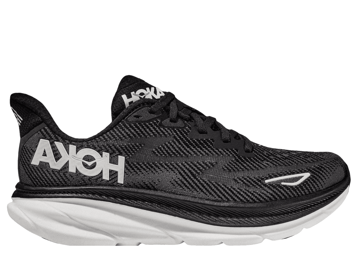 Hoka One One Clifton 9 2E Wide Black White