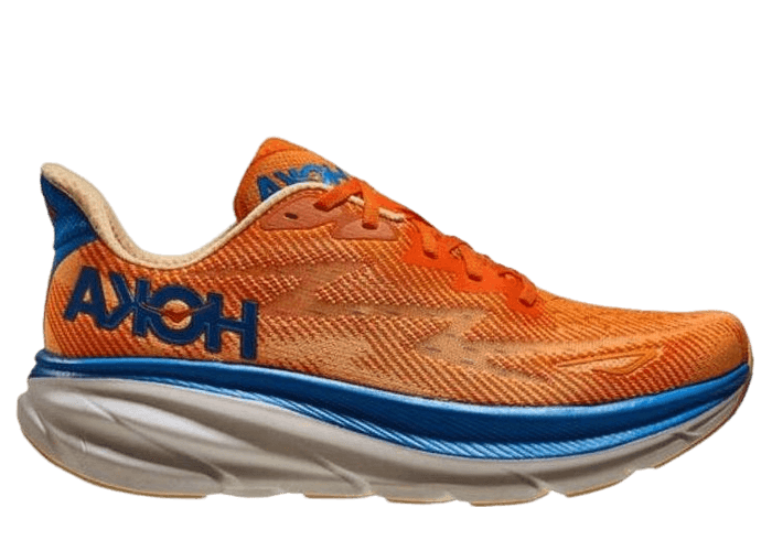 Hoka One One Clifton 9 2E Wide 'Vibrant Orange Impala'