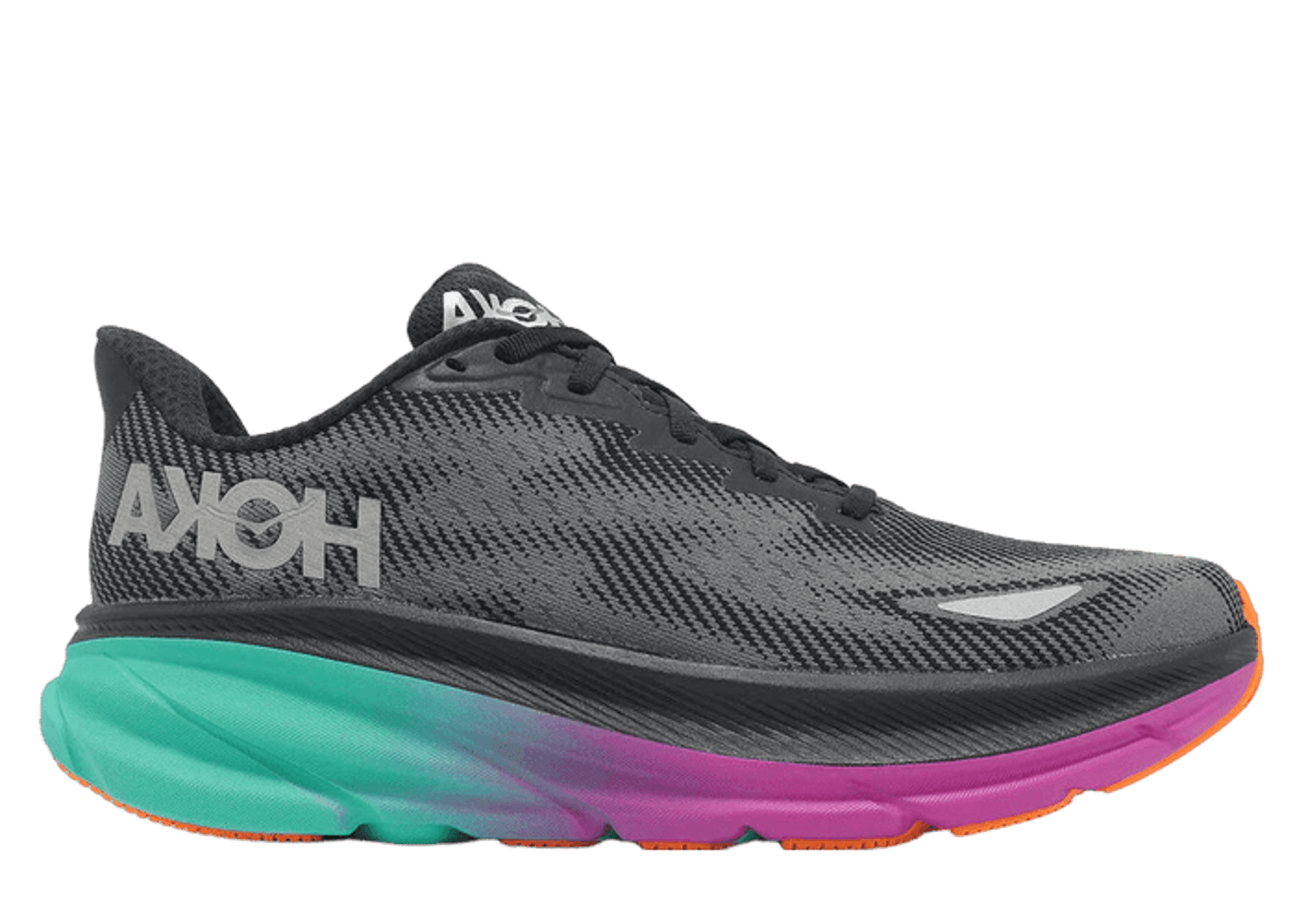 Hoka One One Clifton 9 Gore-Tex Black Electric Aqua