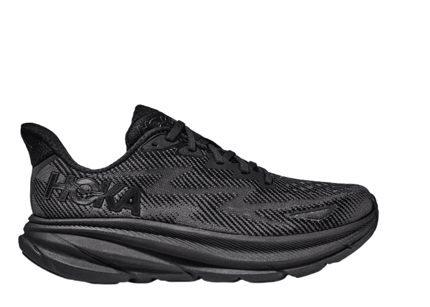 Hoka One One Clifton 9 'Triple Black' (W)