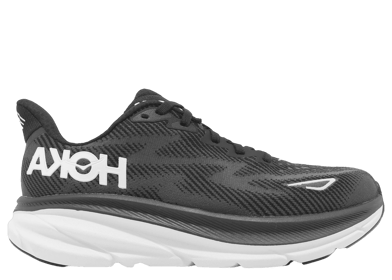 Hoka One One Clifton 9 Wide Black White (W)