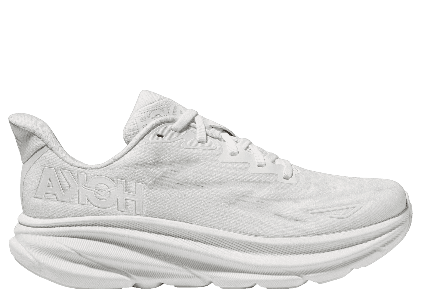 Hoka One One Clifton 9 Wide Triple White (W)