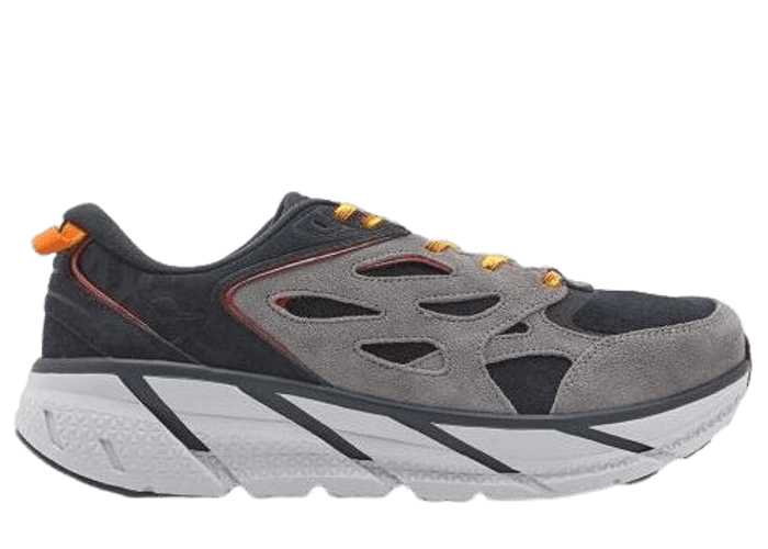 Hoka One One Clifton L Suede Black Lunar Rock