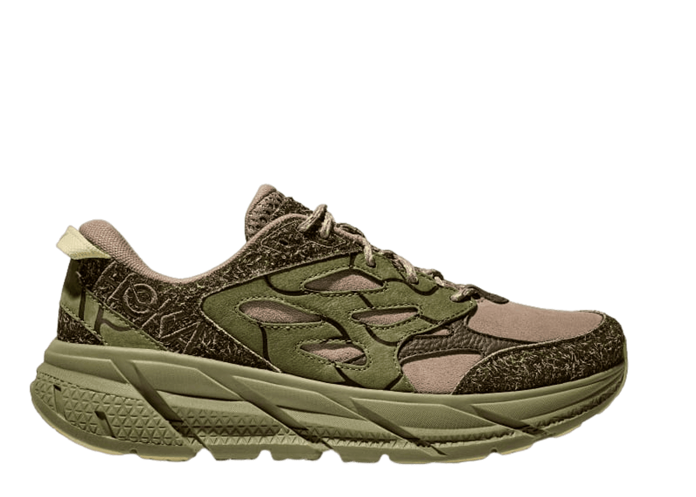 Hoka One One Clifton L Suede 'Elite Terrain System - Dune Fennel