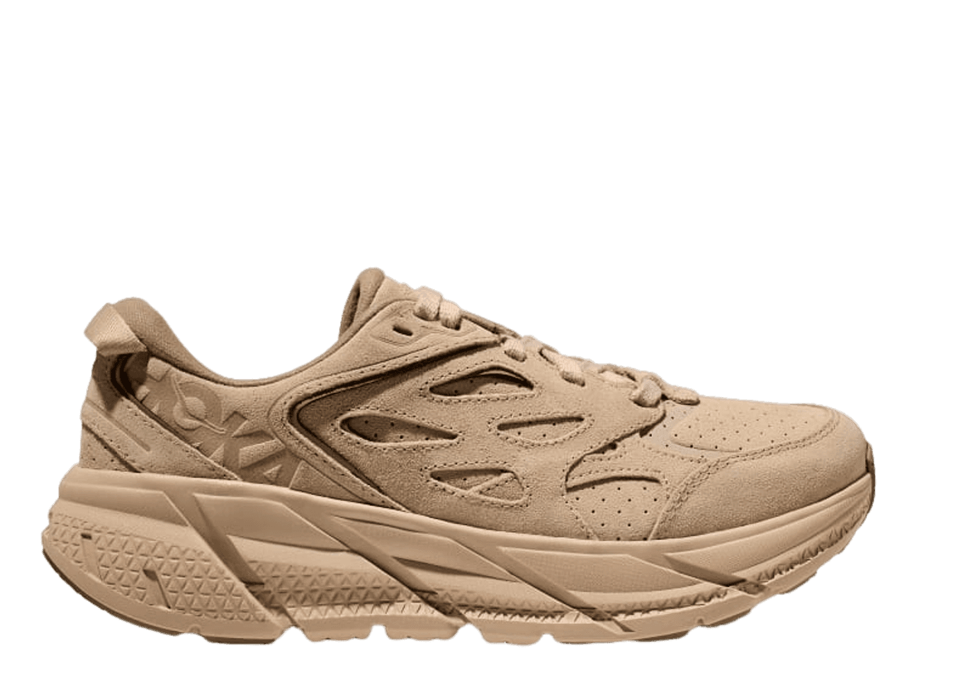 Hoka One One Clifton L Suede 'Shifting Sand Dune'
