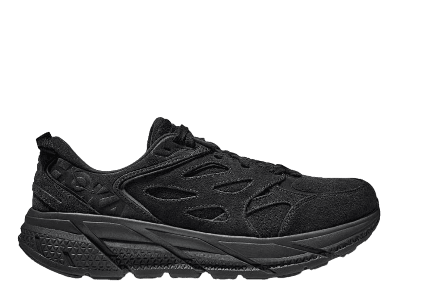 Hoka One One Clifton L Suede 'Triple Black'
